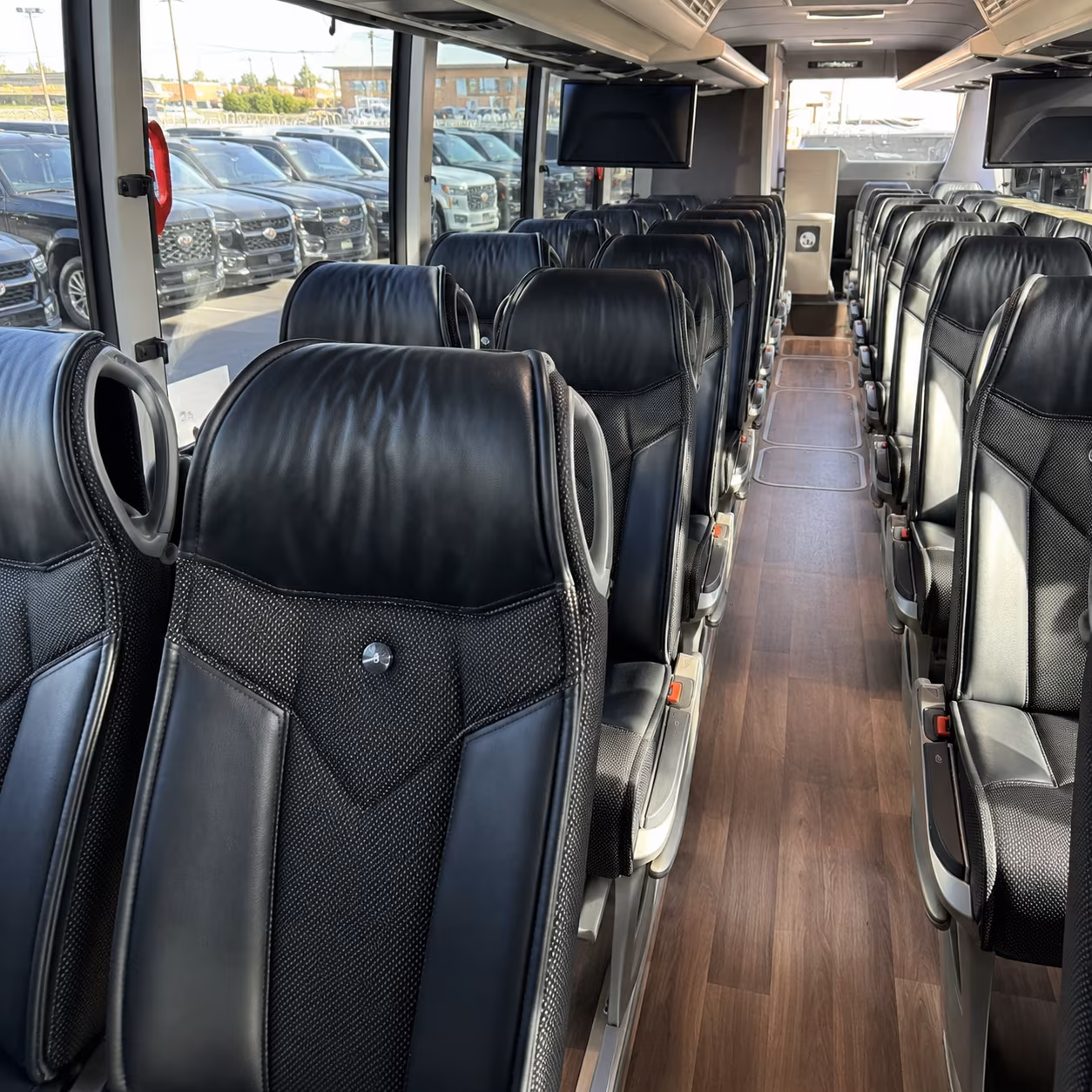 charter buses for georgetown corporate events and employee shuttles