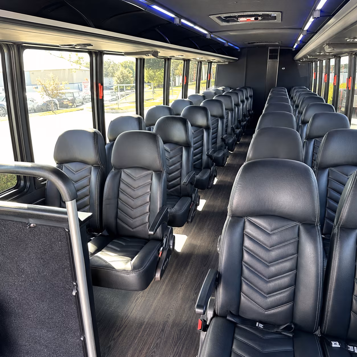 georgetown 25 passenger minibus interior