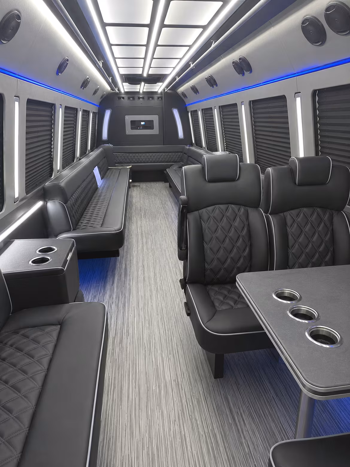 georgetown 25 passenger party bus inside