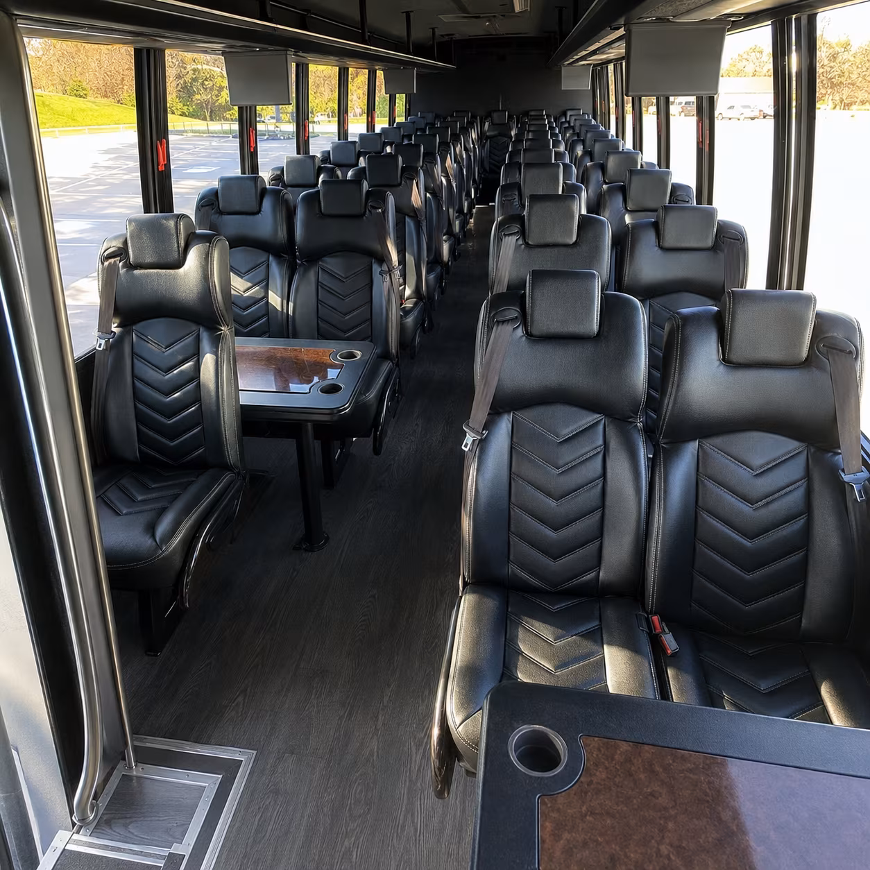 georgetown 28 passenger minibus inside