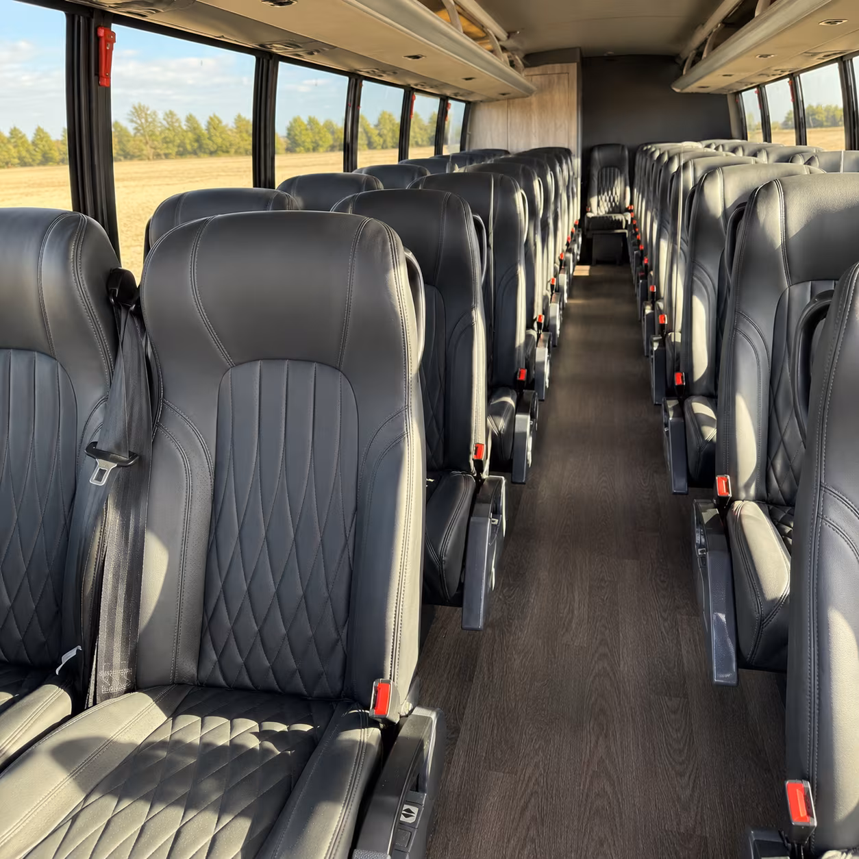 georgetown 28 passenger minibus interior