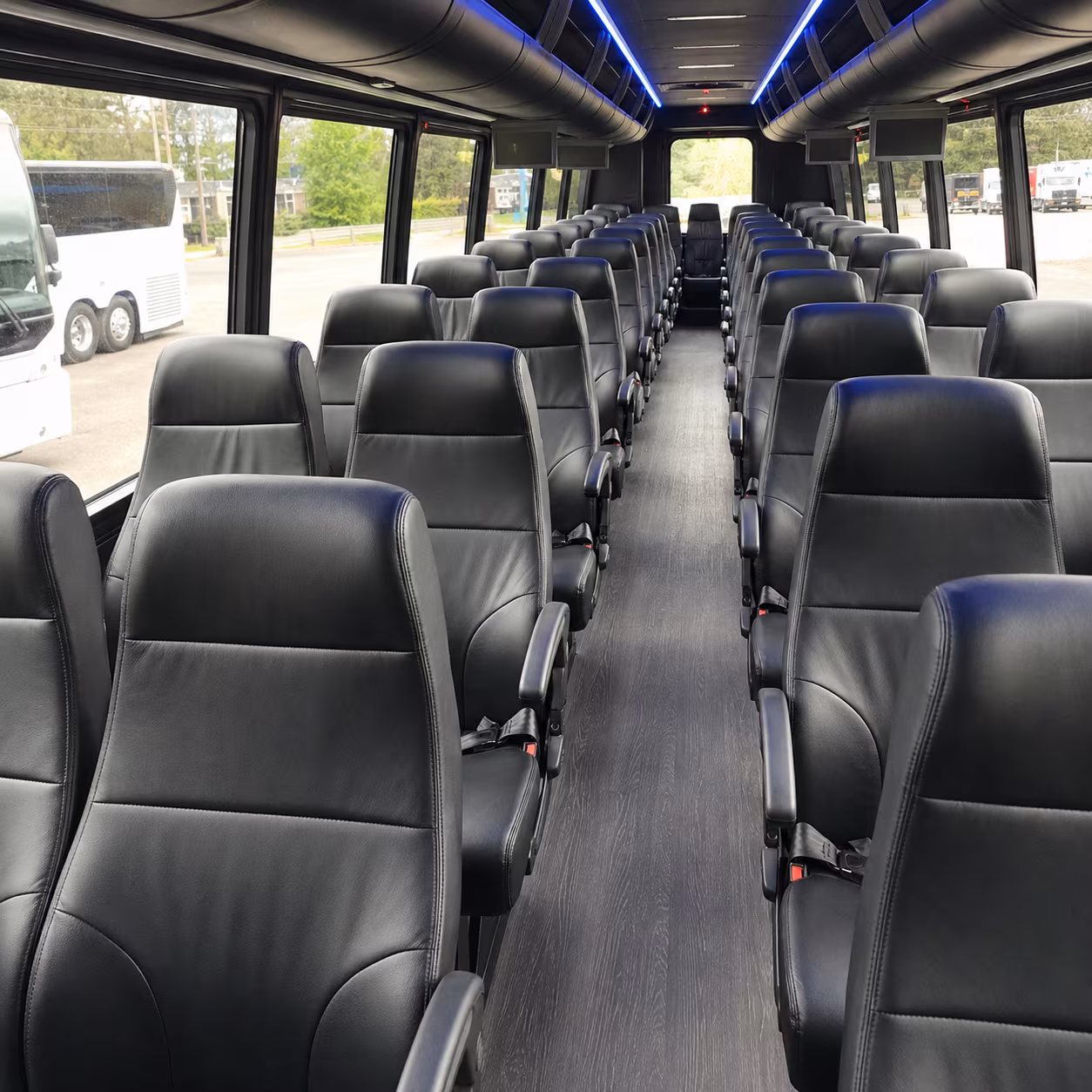 georgetown 30 passenger minibus inside