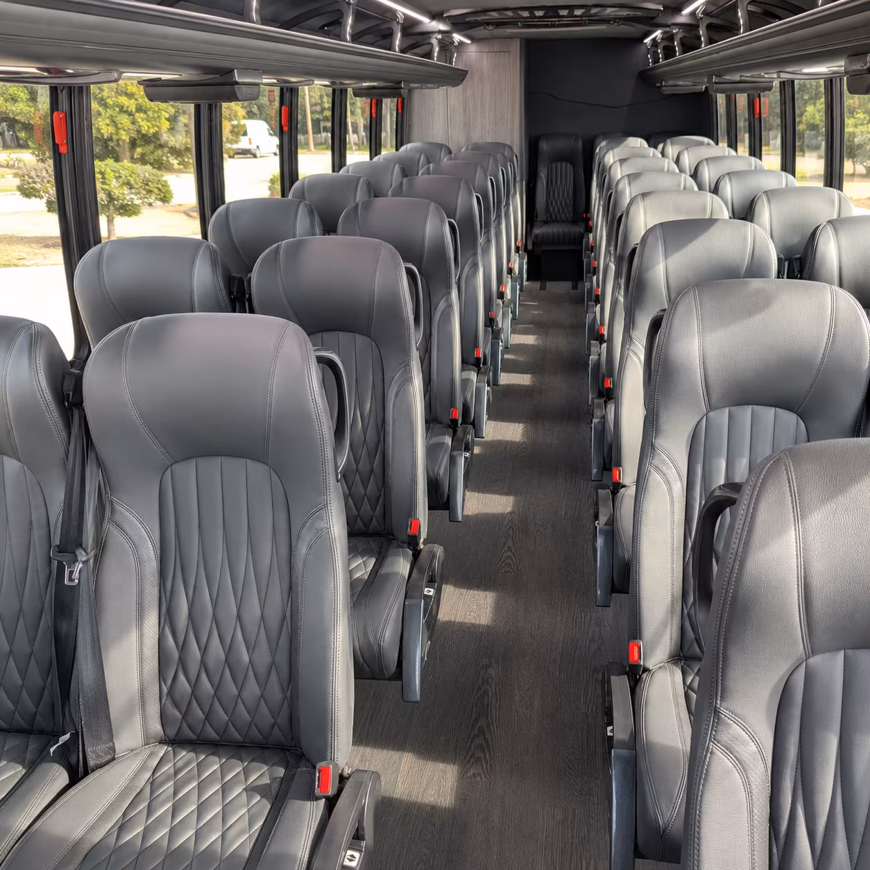 georgetown 35 passenger minibus interior