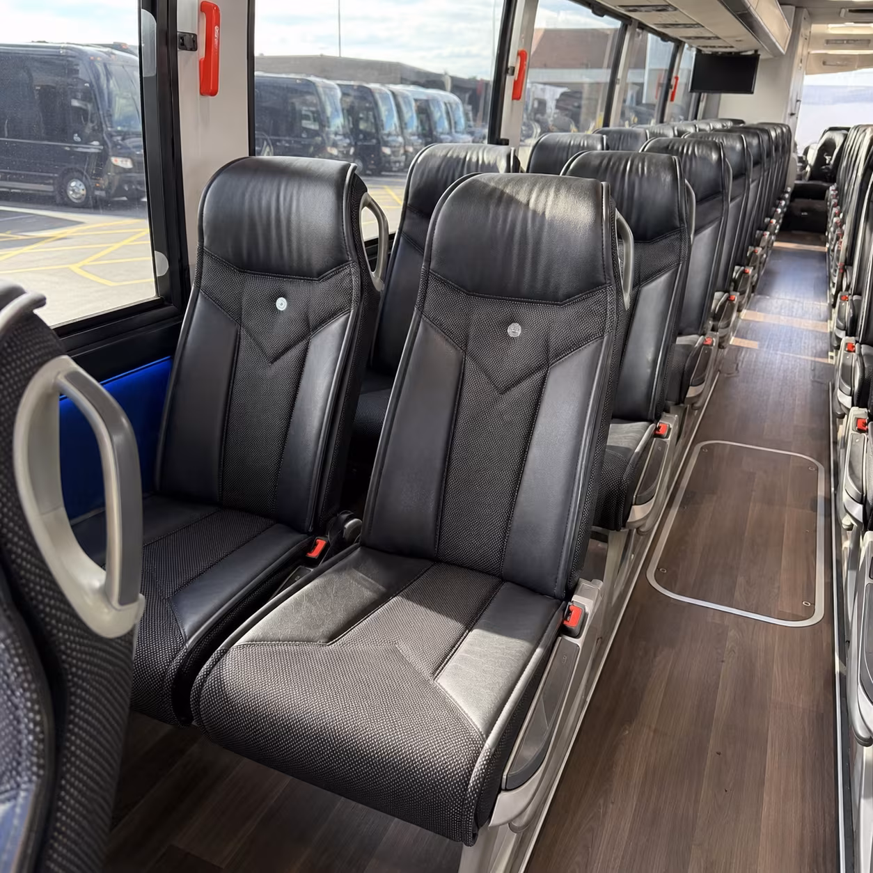 georgetown 40 passenger charter bus interior