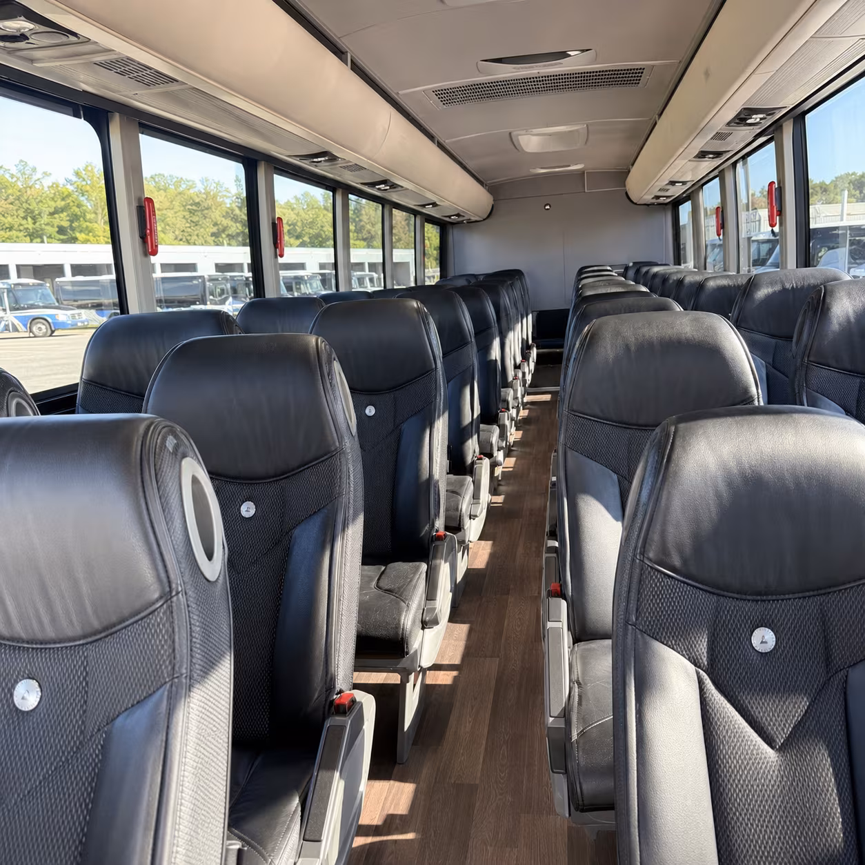 georgetown charter bus interior