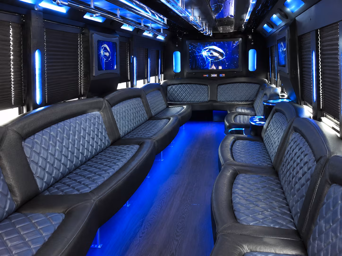 large scale convention shuttle buses from georgetown to austin